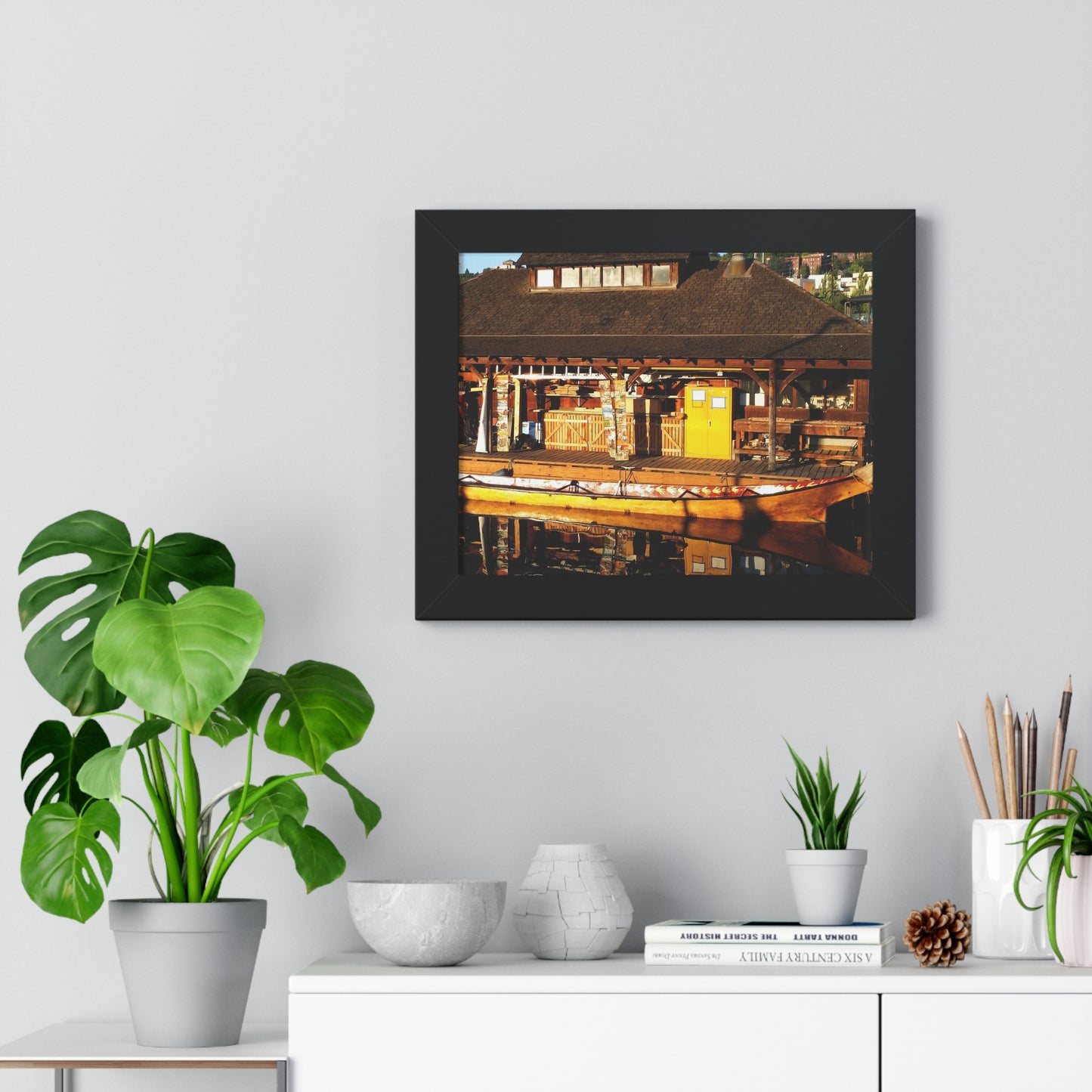 Q'il'bid Awe - Framed Horizontal Poster