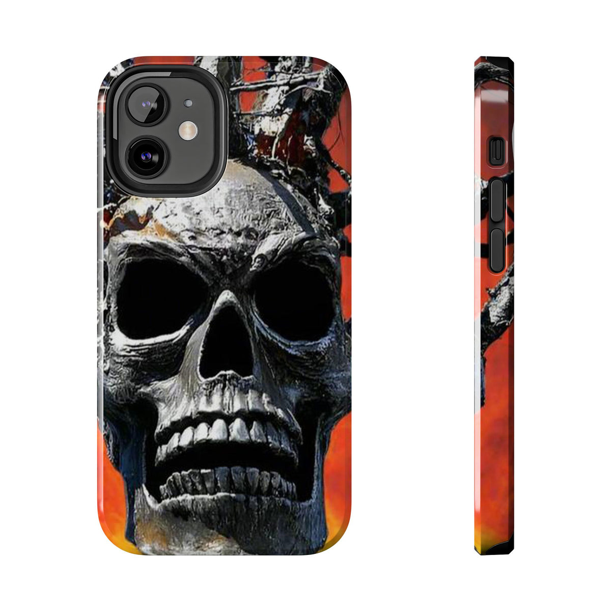 Skull Warrior Inferno Stare (v1) - Tough Phone Cases