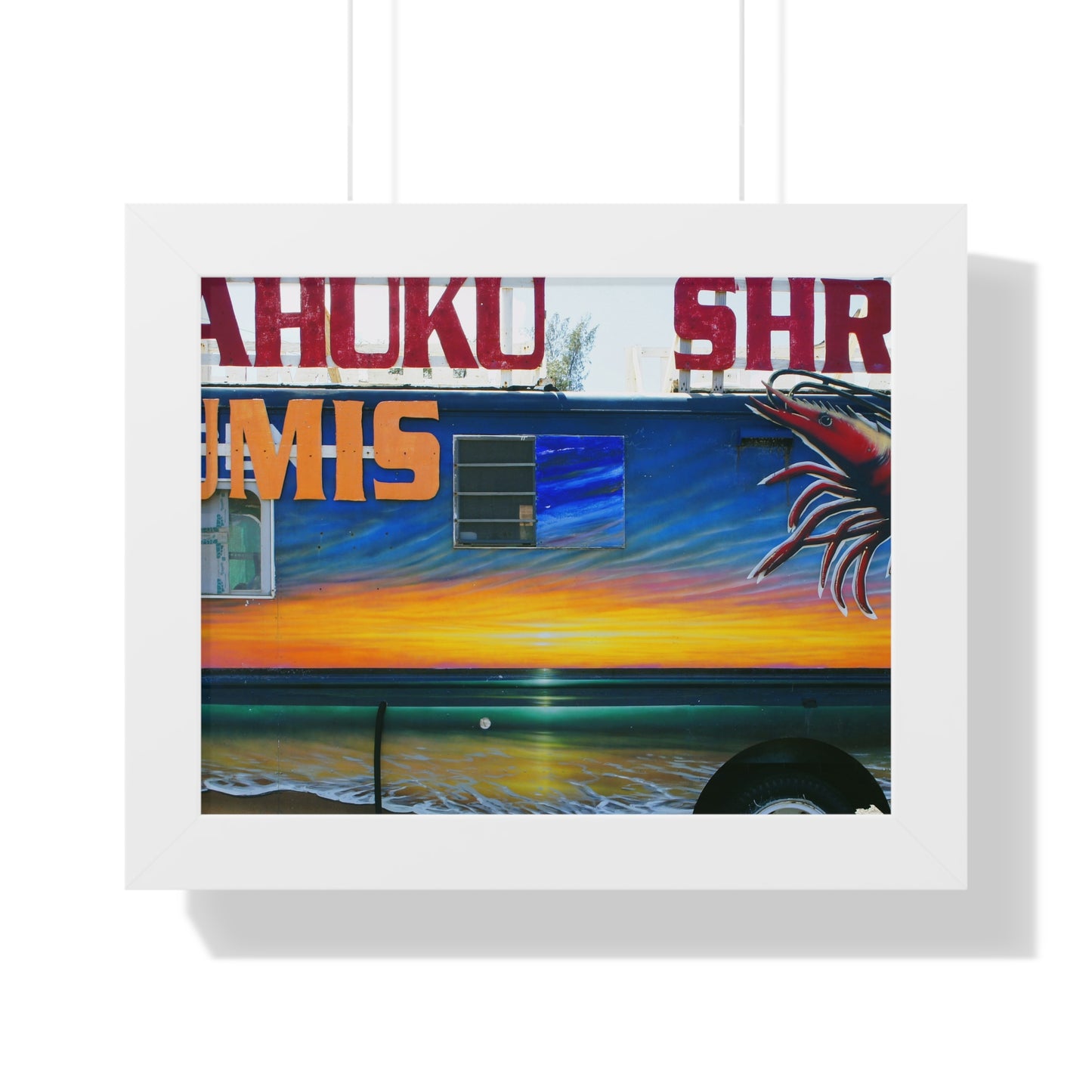 Fumis Aloha - Framed Horizontal Poster