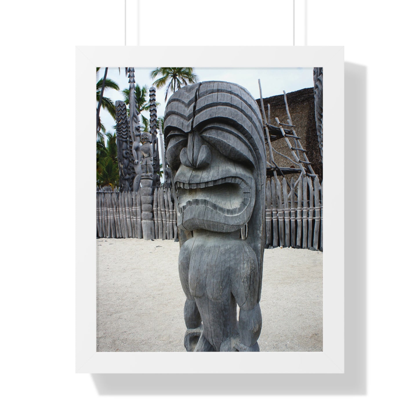 Fierce Guardian - Framed Vertical Poster