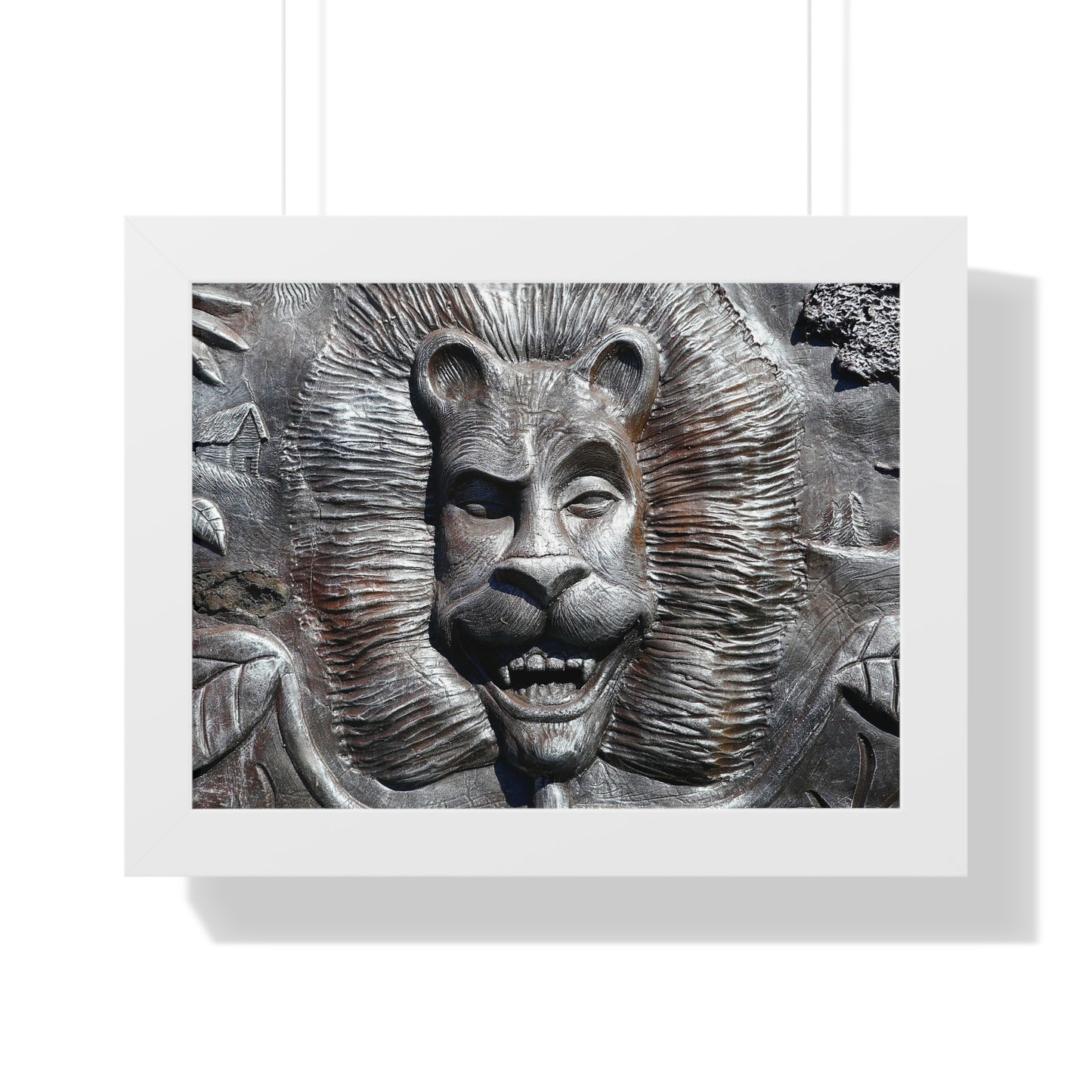 Lion's Friends Forever - Framed Horizontal Poster