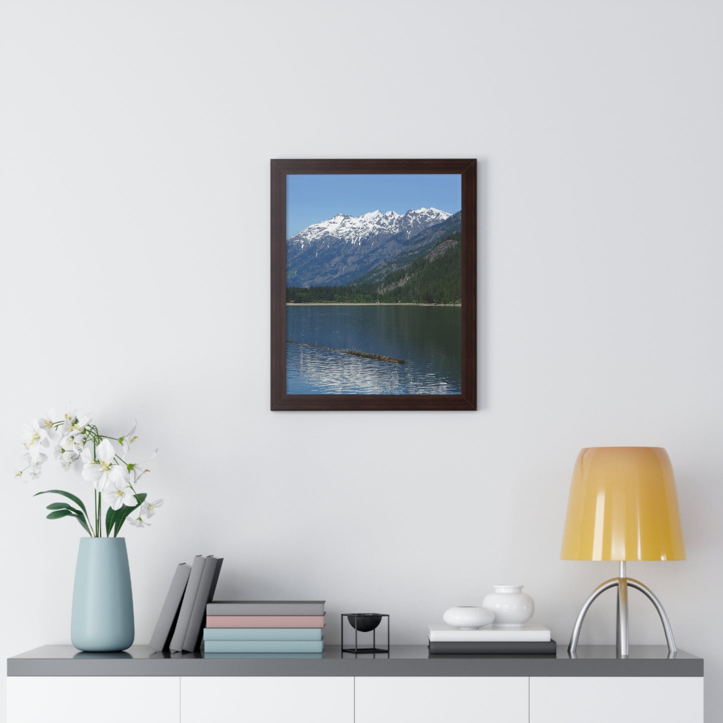 Pristine Stehekin - Framed Vertical Poster