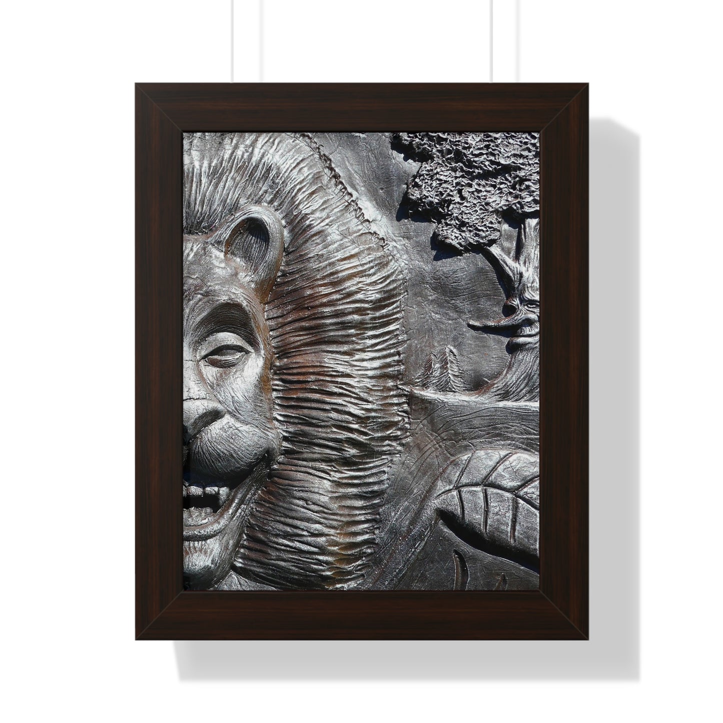 Lion's Friends Forever V3 - Framed Vertical Poster