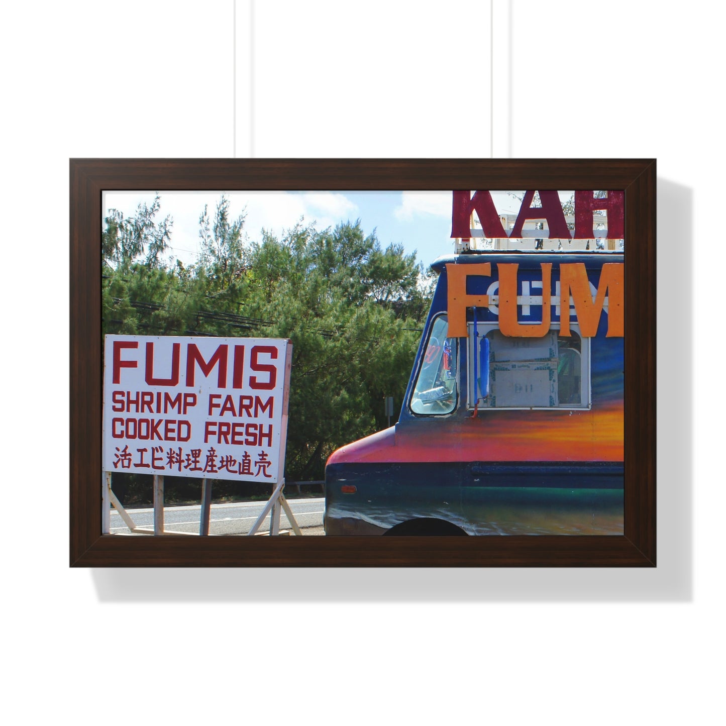 Aloha Keanu - Framed Horizontal Poster