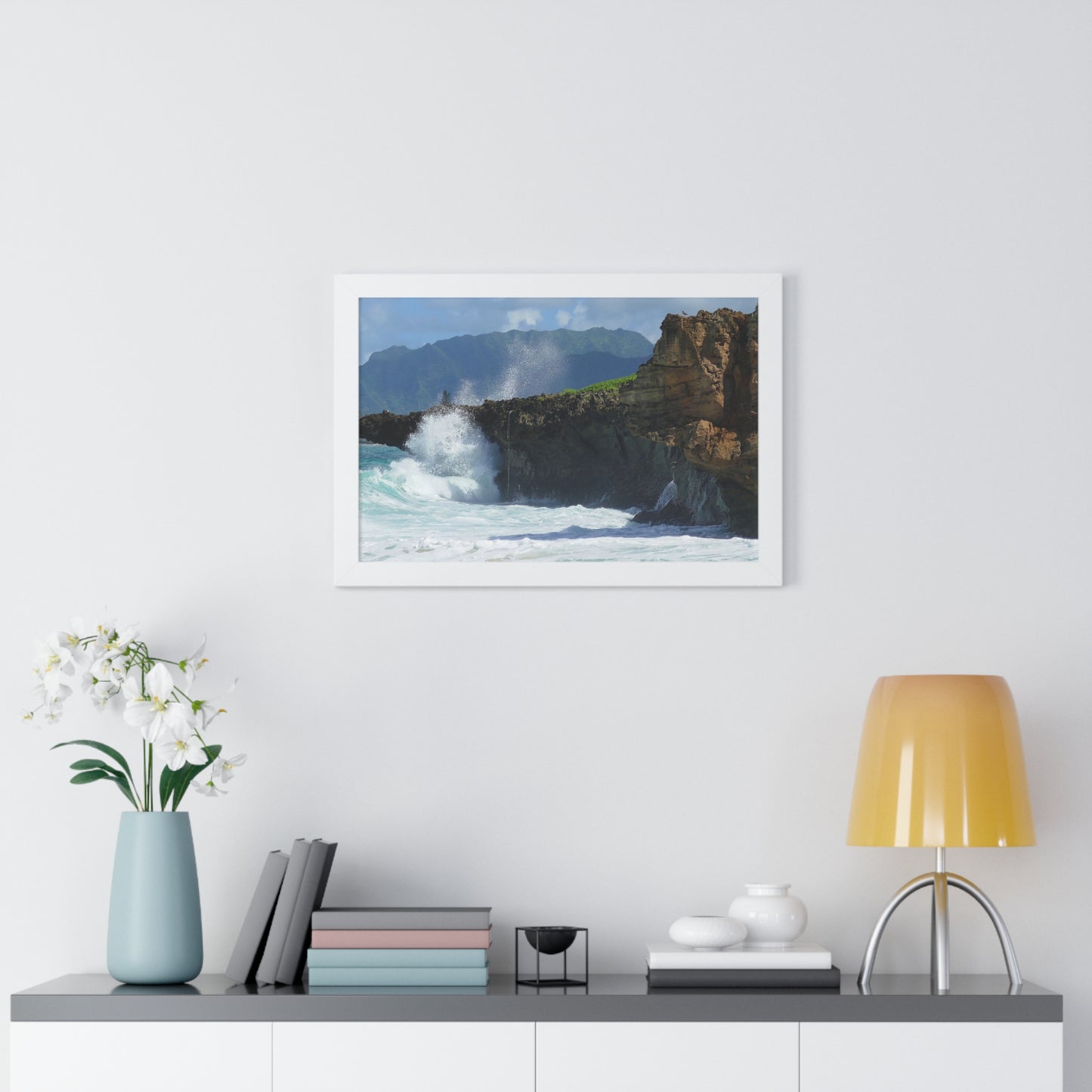 Rockin Surfer's Rope - Framed Horizontal Poster