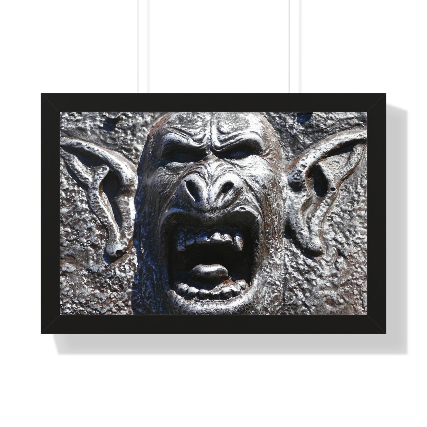 Frenzy Scream - Framed Horizontal Poster
