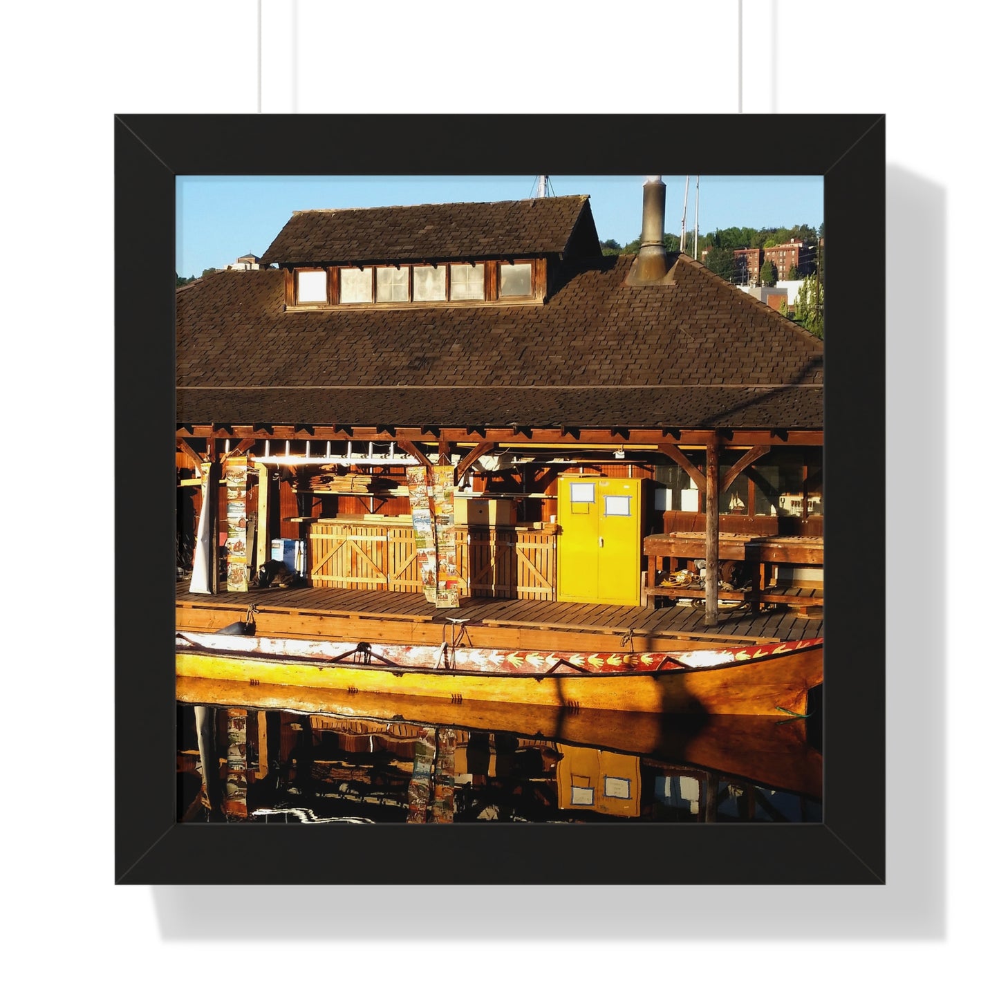 Q'il'bid Awe - Framed Vertical Poster