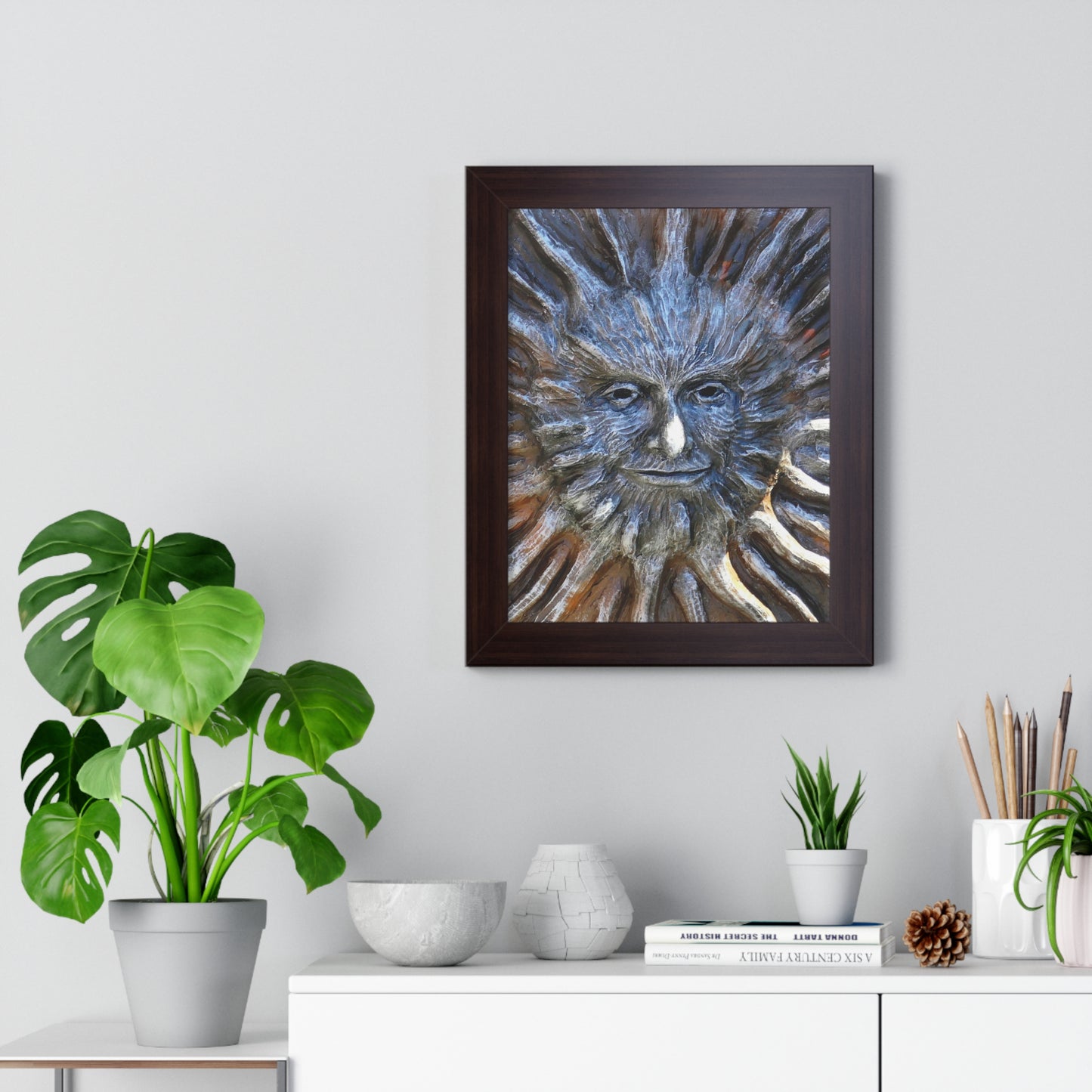Sun God - Framed Vertical Poster