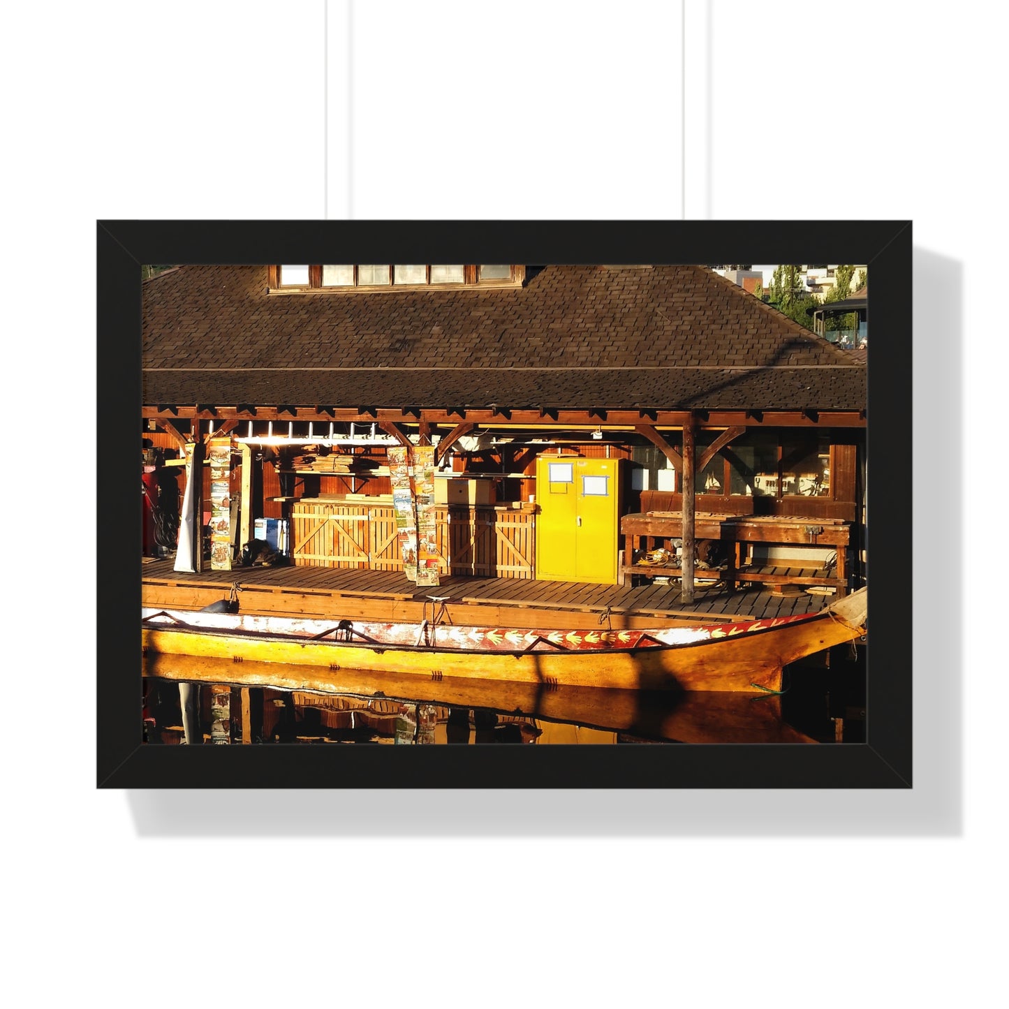 Q'il'bid Awe - Framed Horizontal Poster