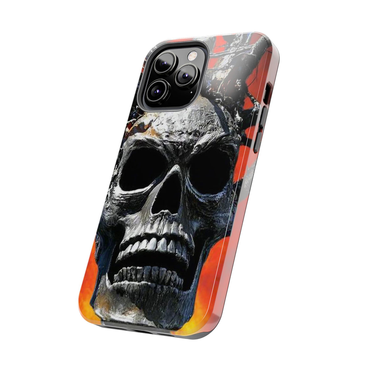 Skull Warrior Inferno Stare (v1) - Tough Phone Cases