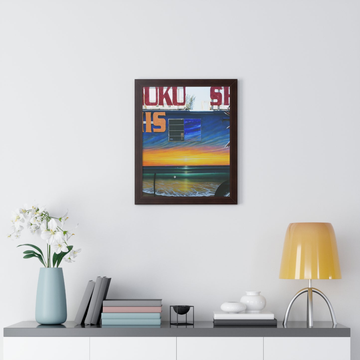 Fumis Aloha - Framed Vertical Poster