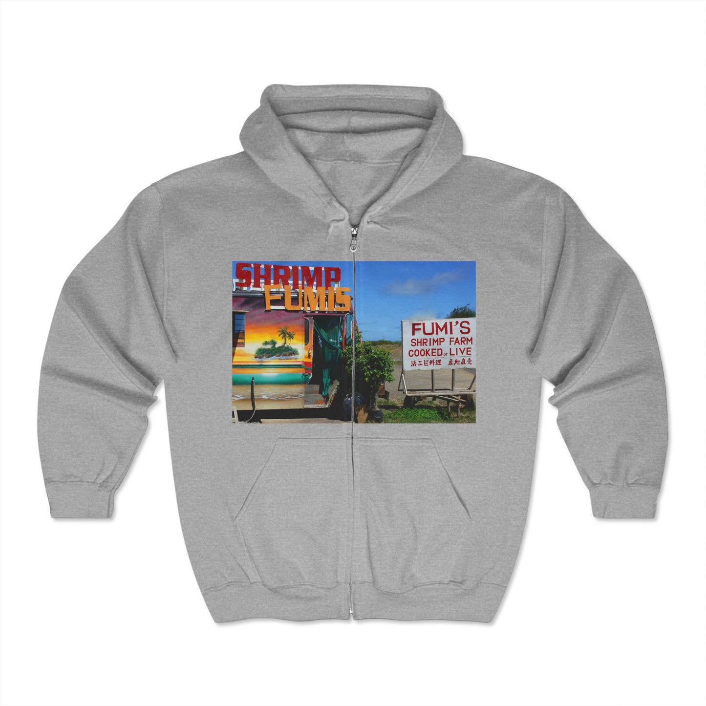 Kaulana Delights - Unisex Full Zip Hooded Sweatshirt