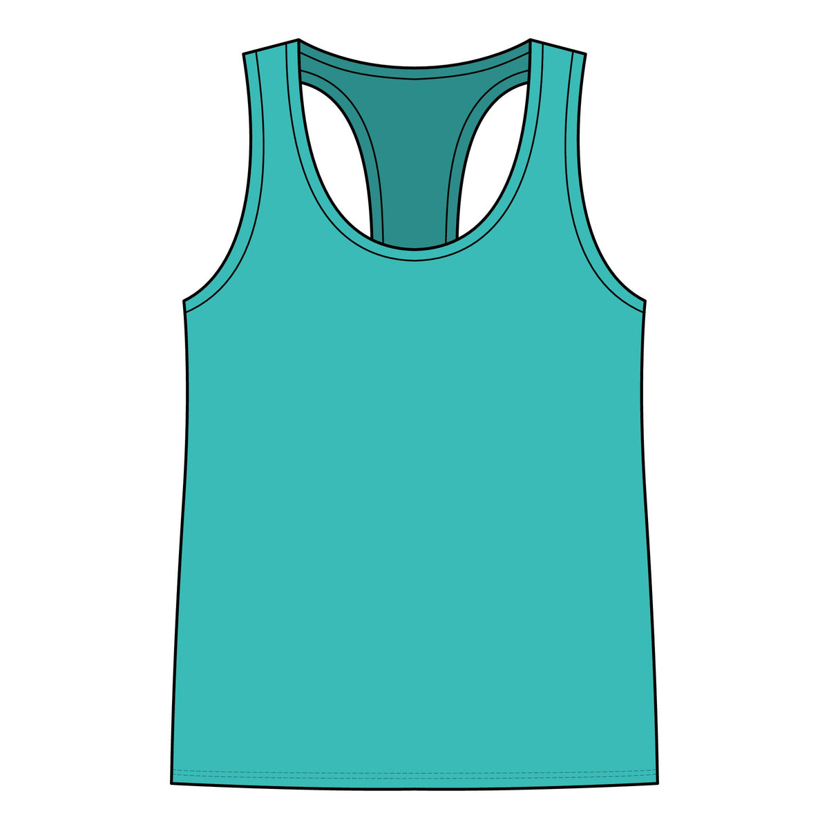 Great Throw - Women's Jersey Racerback Tank