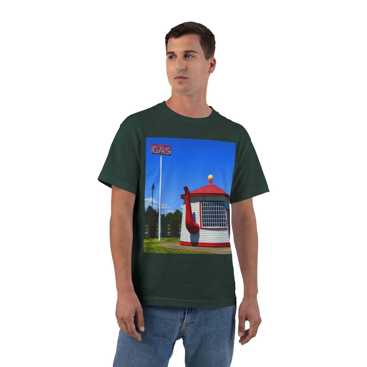 Historic Teapot Dome Service Station - Beefy-T Short-Sleeve T-Shirt