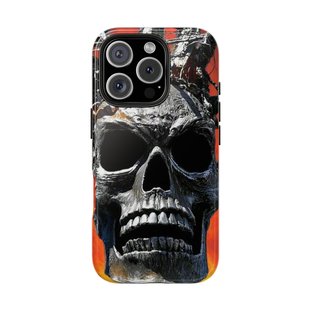 Skull Warrior Inferno Stare (v1) - Tough Phone Cases
