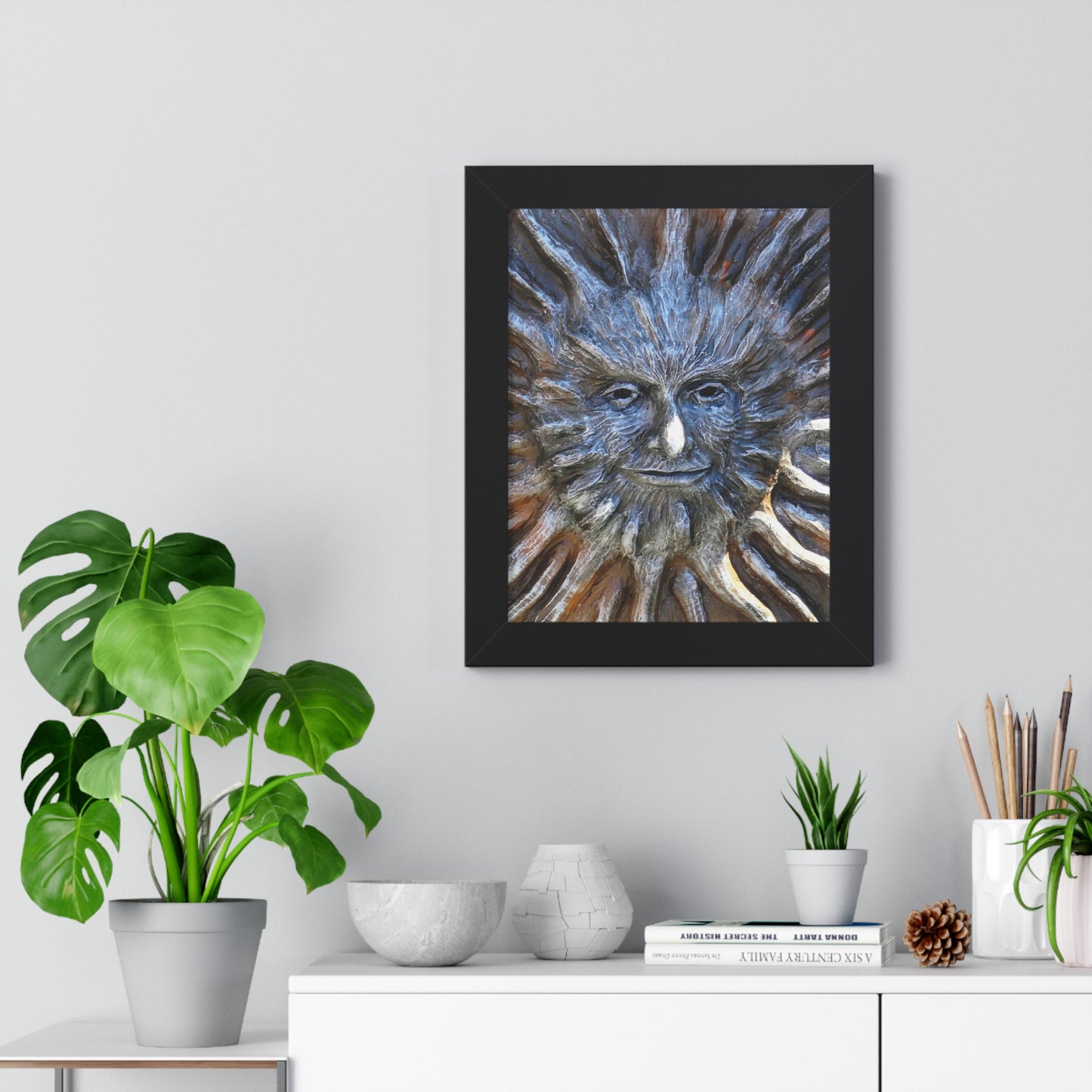 Sun God - Framed Vertical Poster