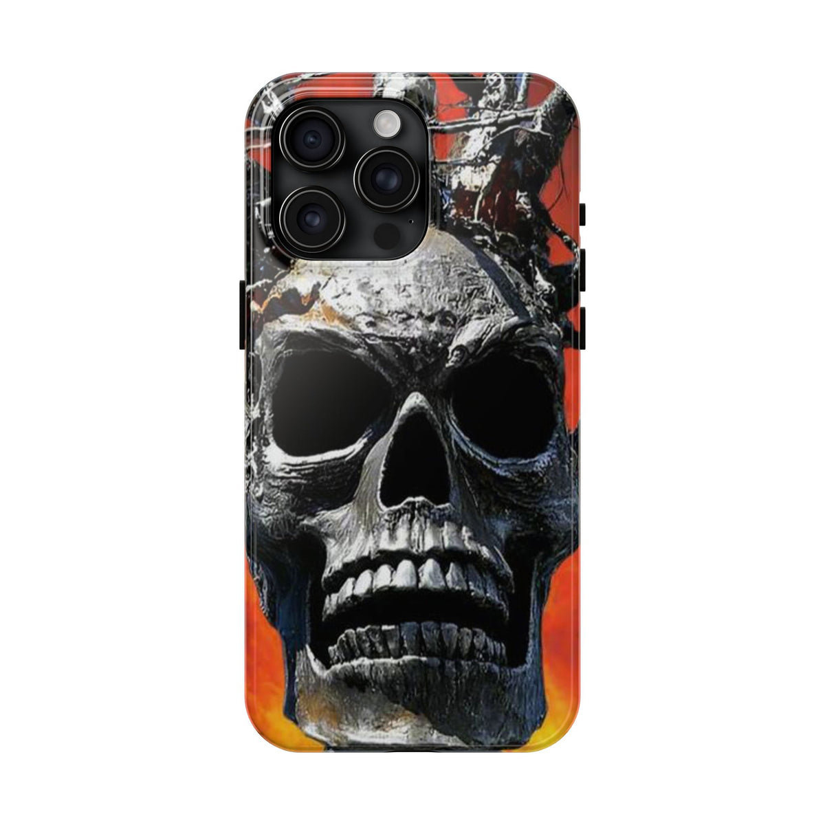 Skull Warrior Inferno Stare (v1) - Tough Phone Cases