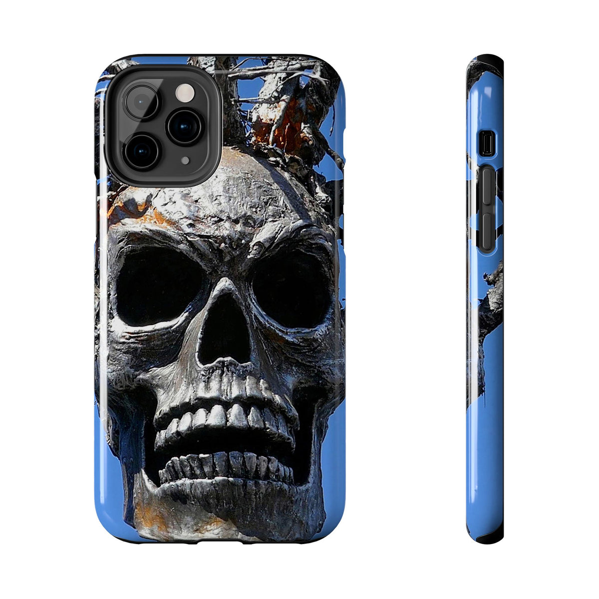 Skull Warrior Stare - Tough Phone Cases