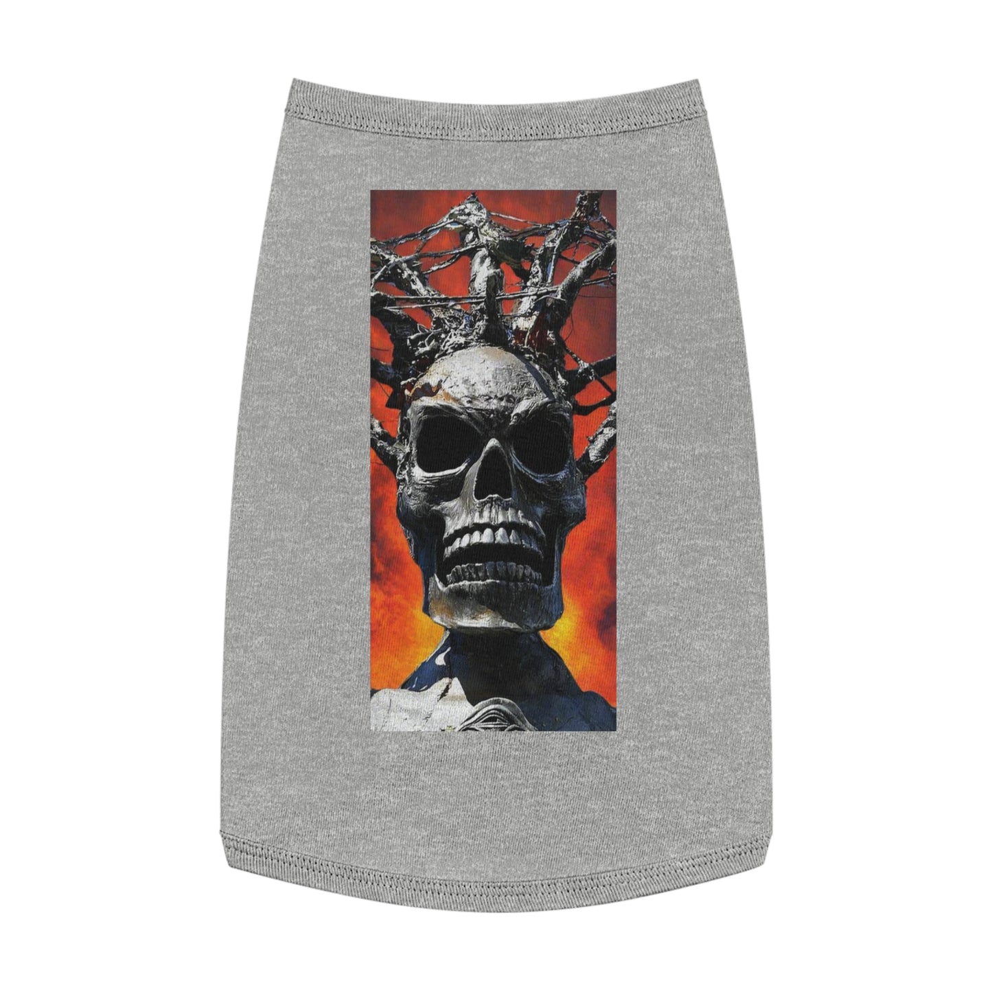 Skull Warrior Inferno Stare - Pet Tank Top