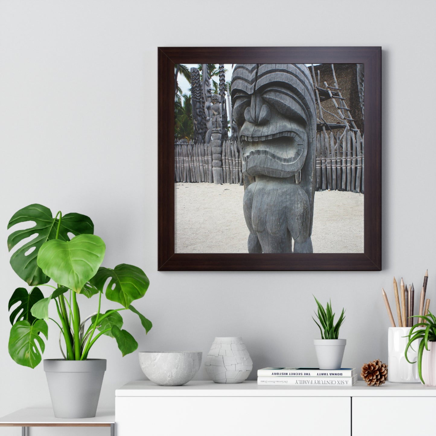 Fierce Guardian - Framed Vertical Poster