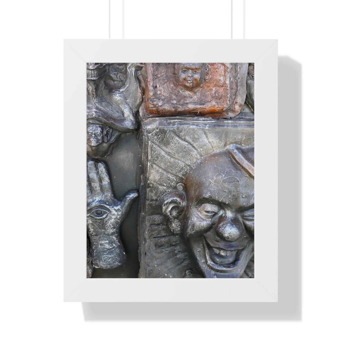 Cosmic Laughter - Framed Vertical Poster