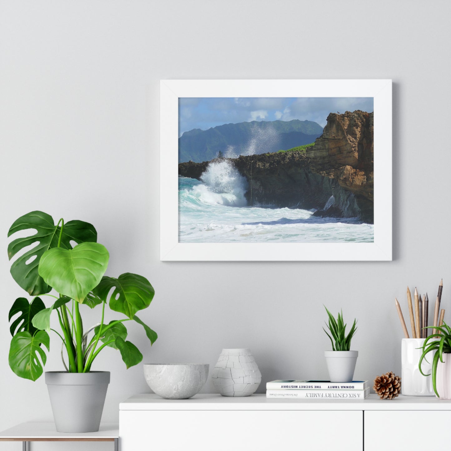 Rockin Surfer's Rope - Framed Horizontal Poster