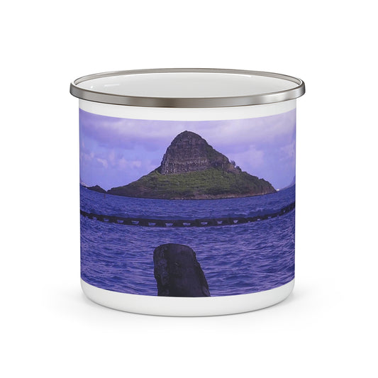 Wade To Chinaman's Hat - Enamel Camping Mug 12oz