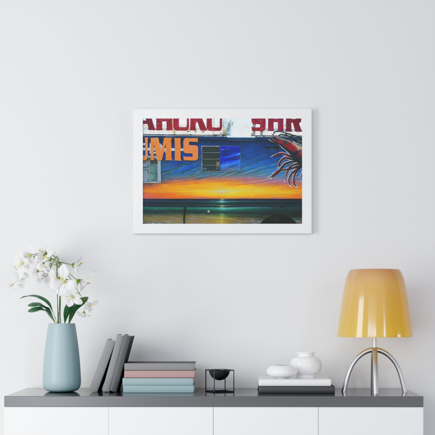 Fumis Aloha - Framed Horizontal Poster