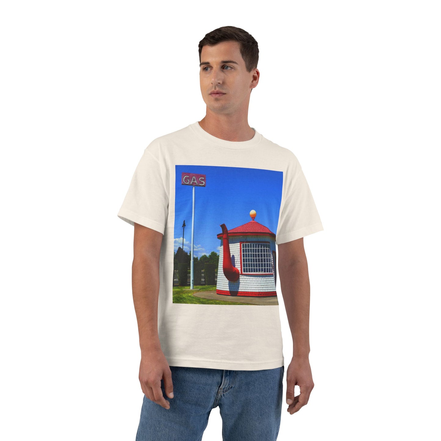 Historic Teapot Dome Service Station - Beefy-T Short-Sleeve T-Shirt