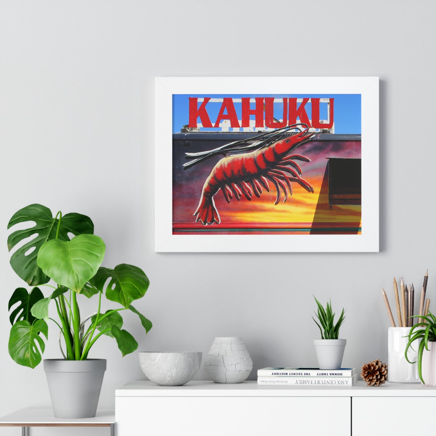 Kahuku Kai - Framed Horizontal Poster