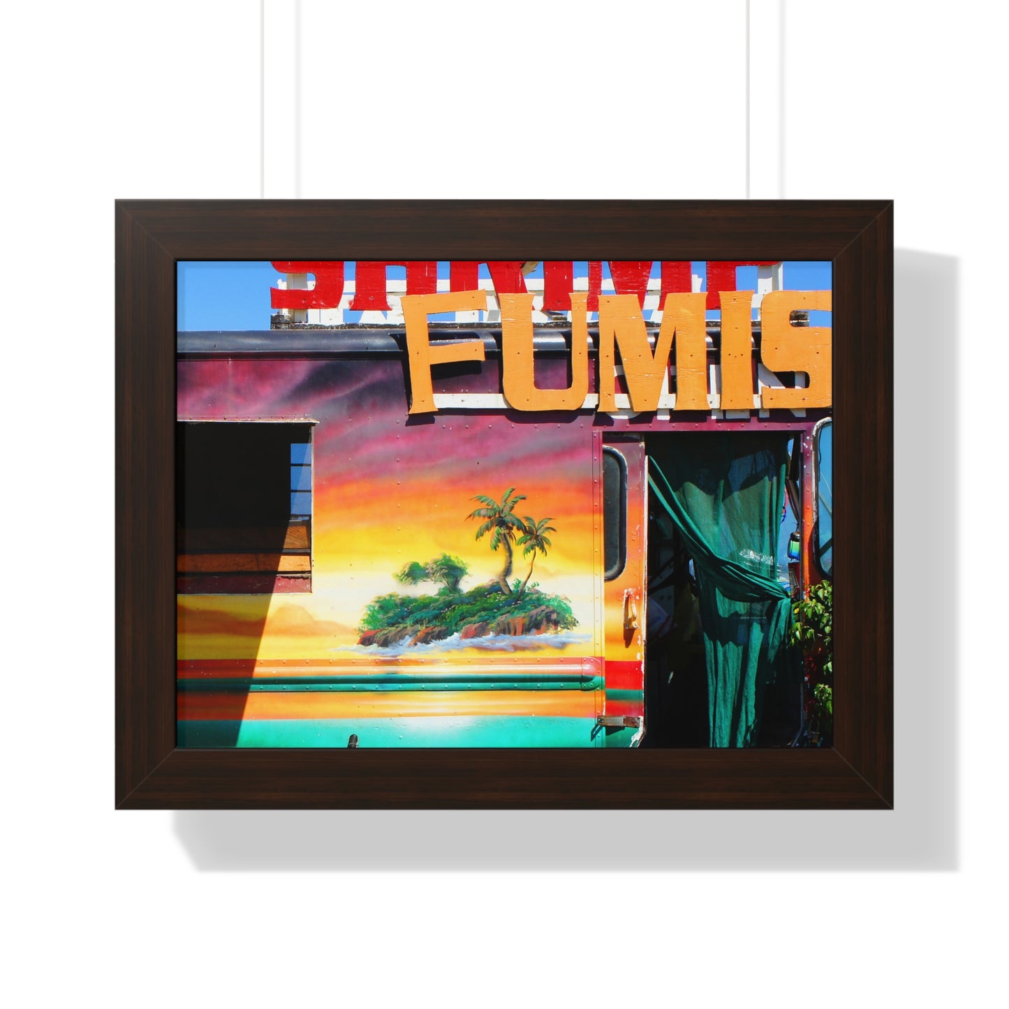 Island Love - Framed Horizontal Poster