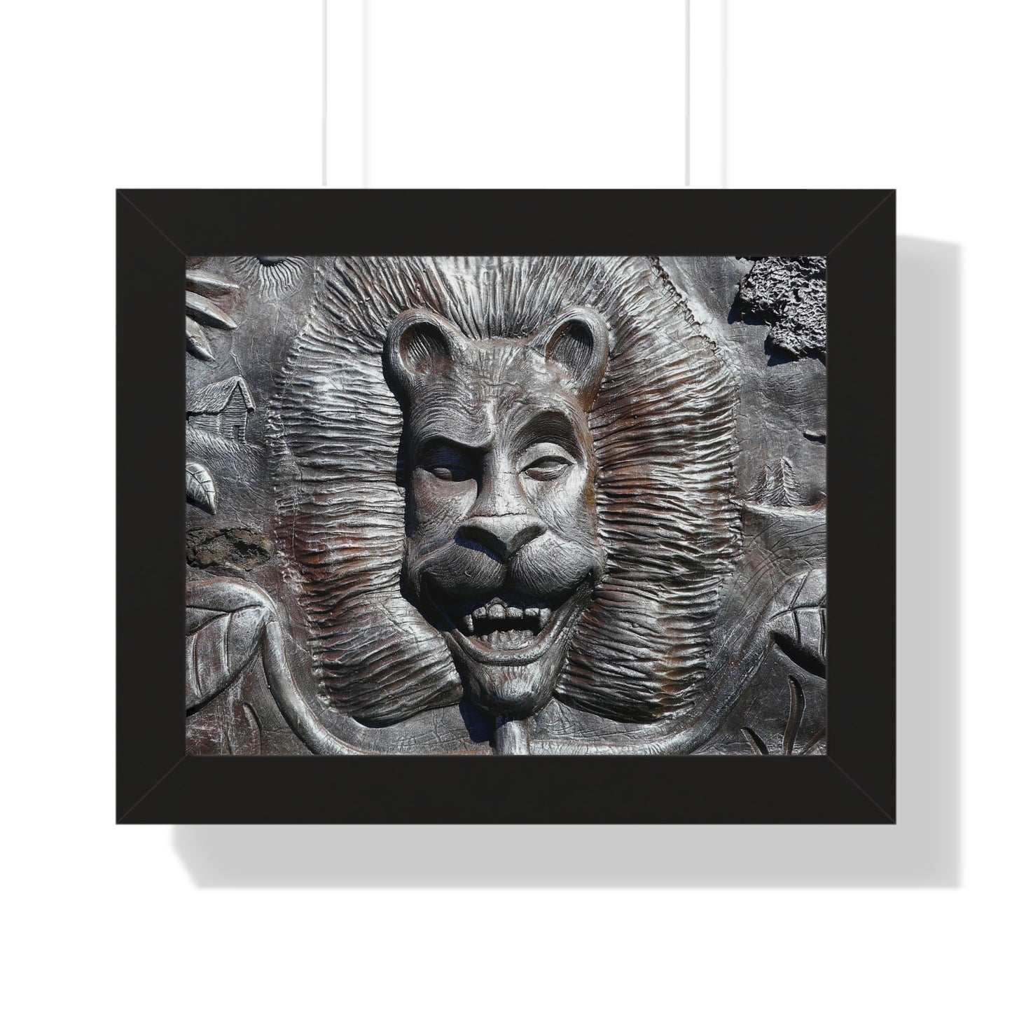 Lion's Friends Forever - Framed Horizontal Poster