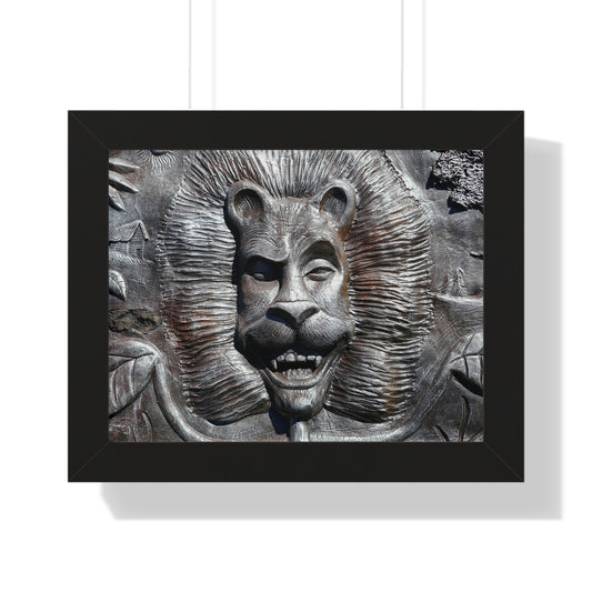 Lion's Friends Forever - Framed Horizontal Poster