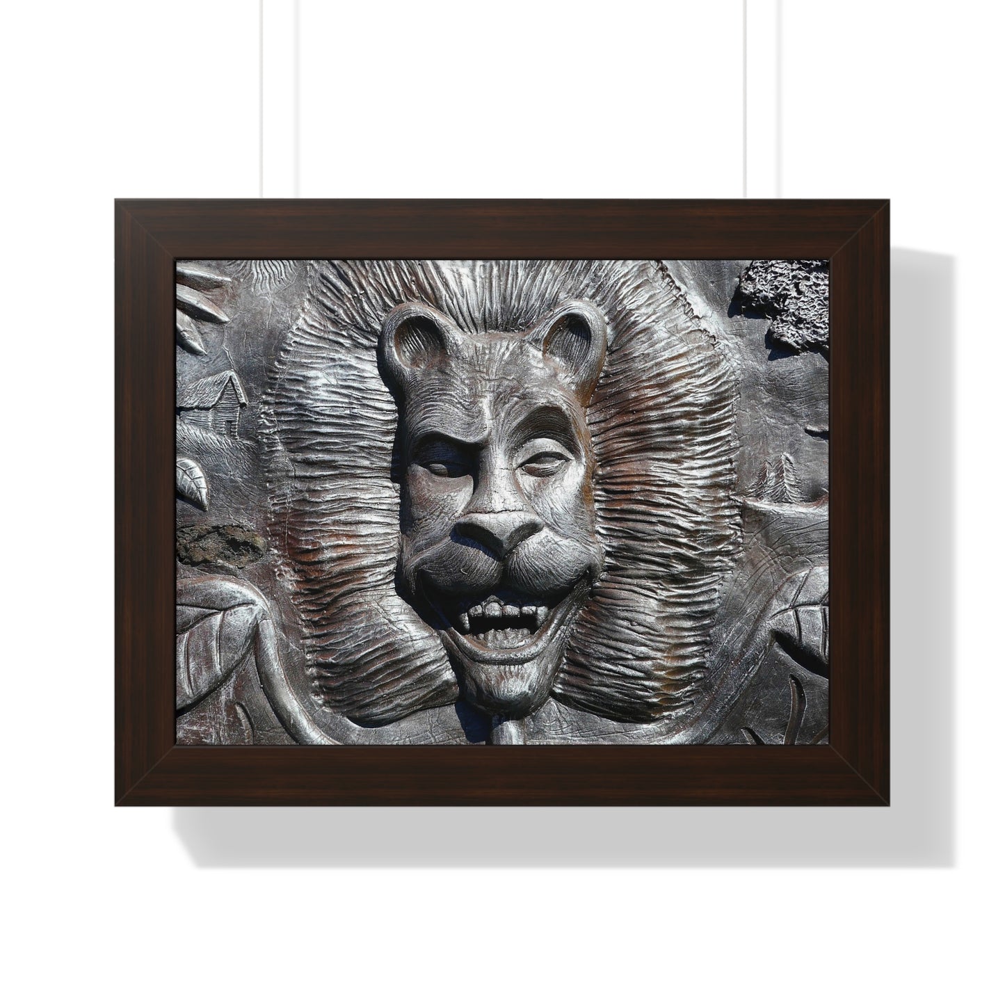 Lion's Friends Forever - Framed Horizontal Poster