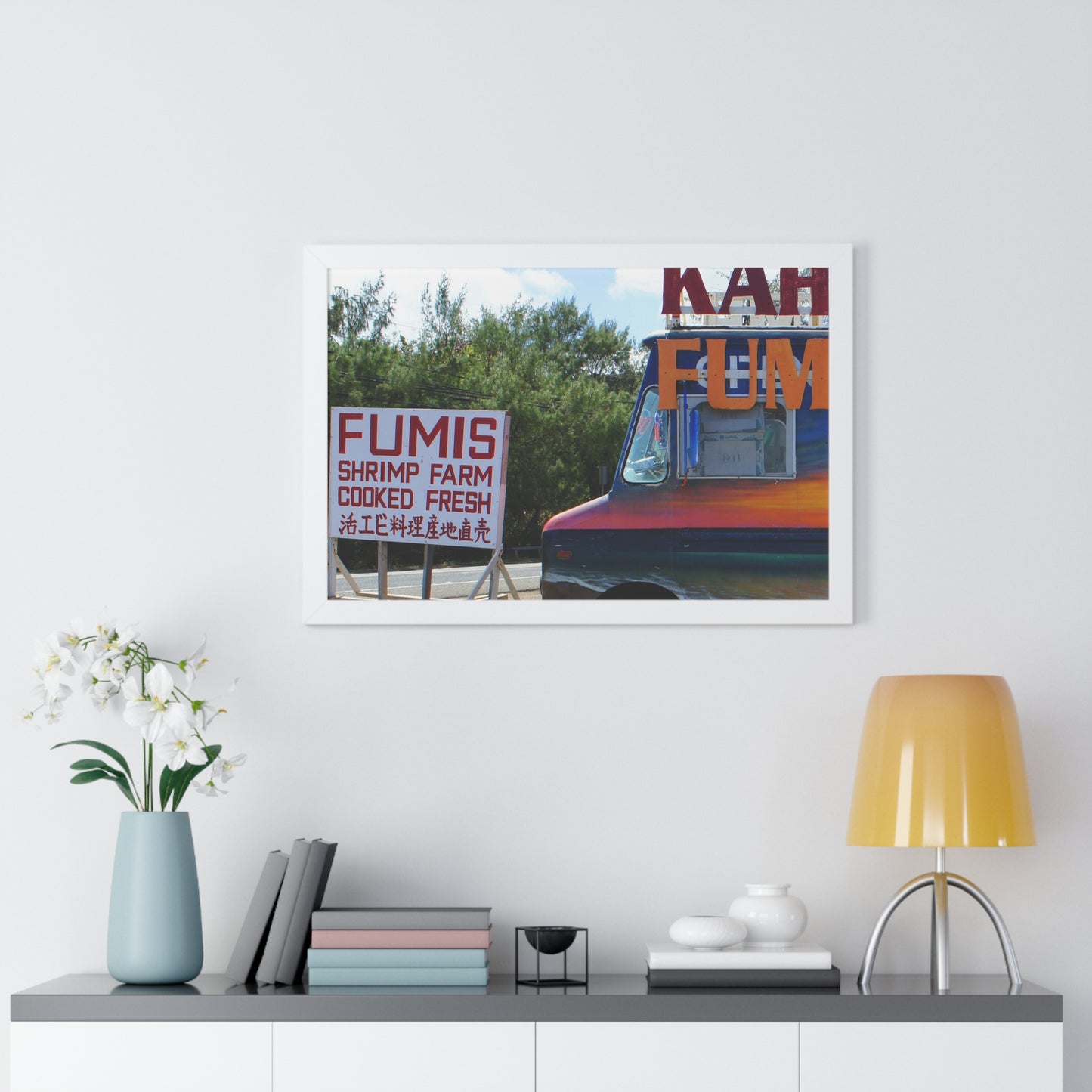 Aloha Keanu - Framed Horizontal Poster