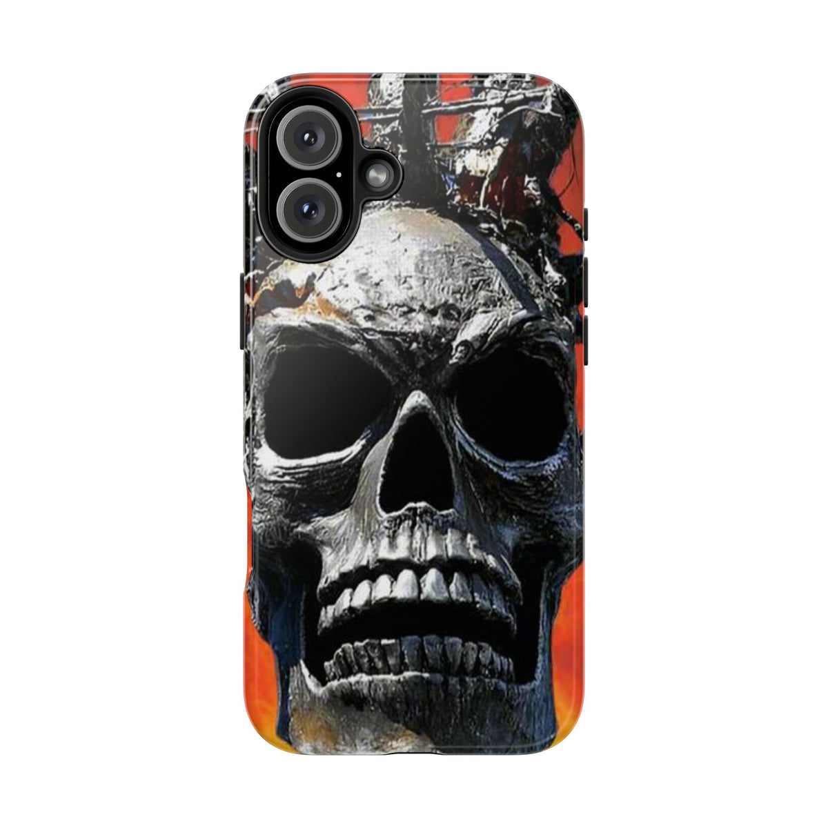 Skull Warrior Inferno Stare (v1) - Tough Phone Cases