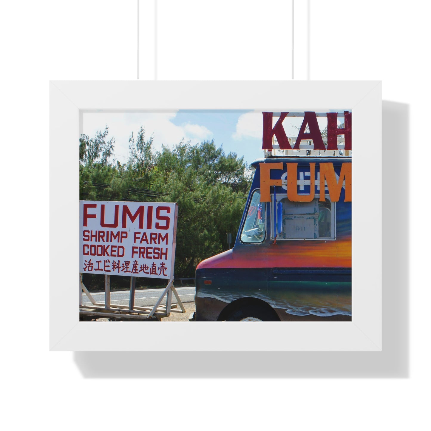 Aloha Keanu - Framed Horizontal Poster