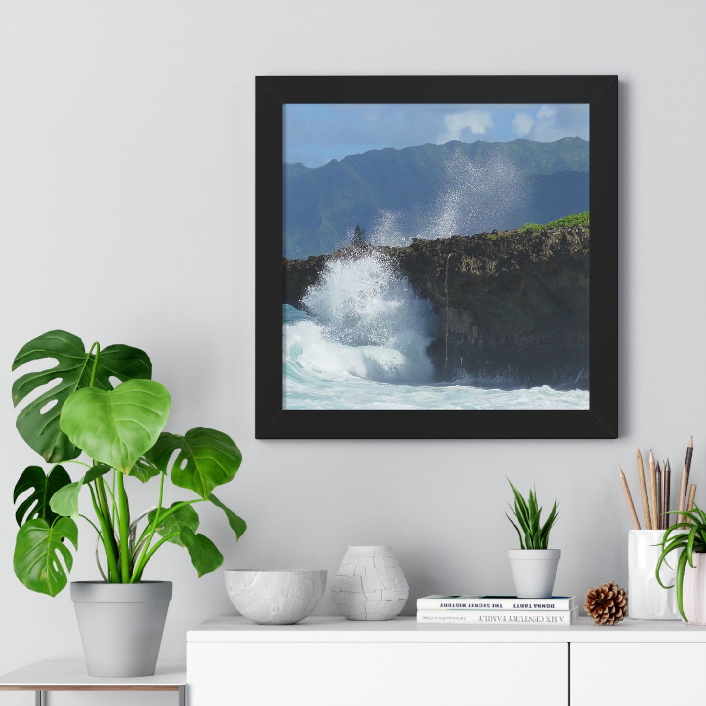 Rockin Surfer's Rope - Framed Vertical Poster