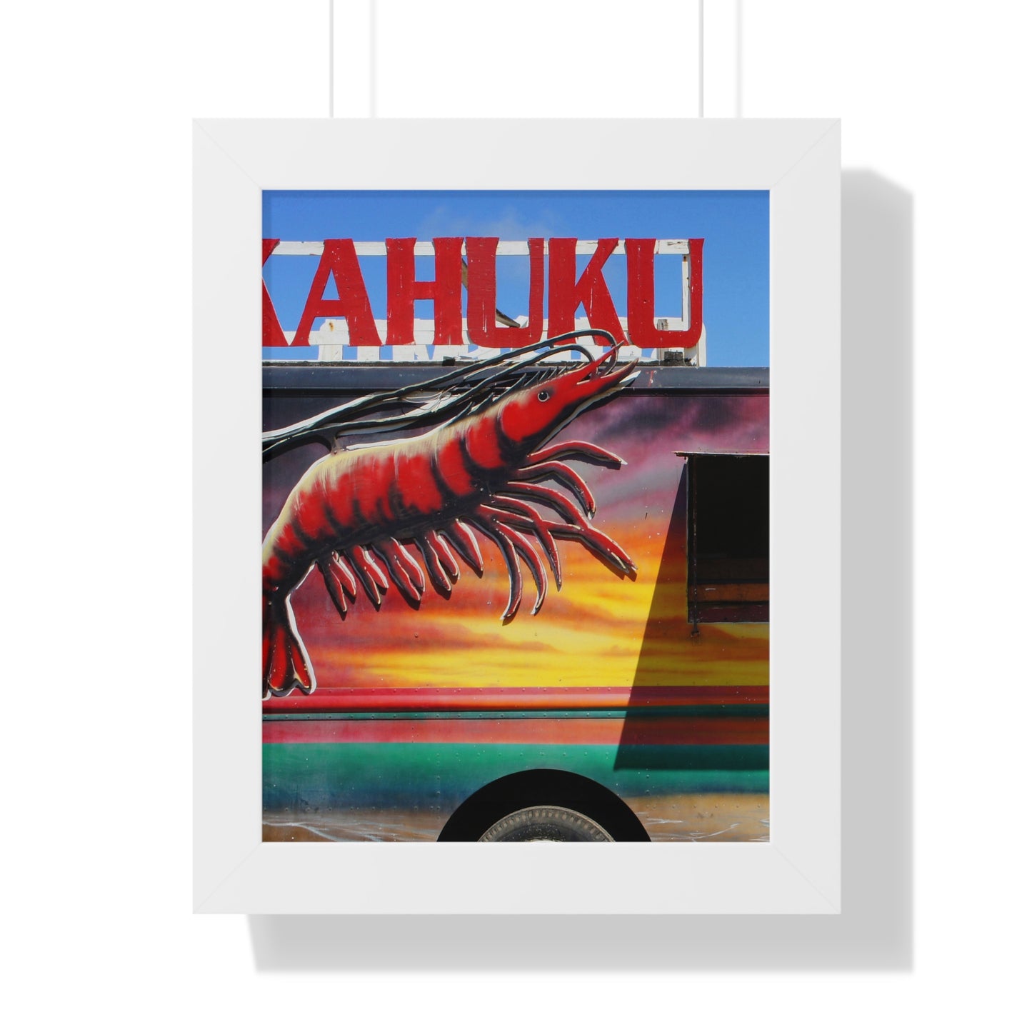Kahuku Kai - Framed Vertical Poster