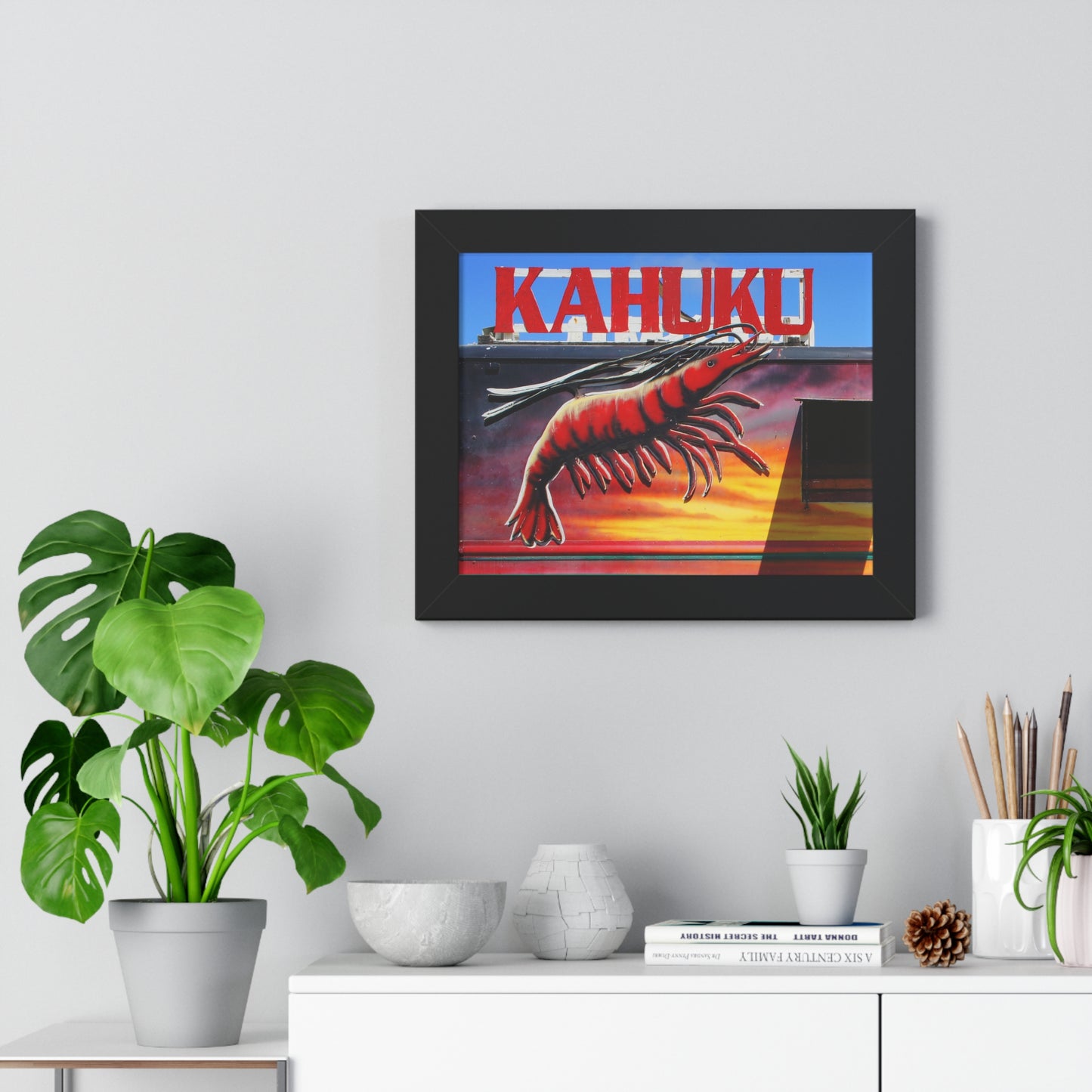 Kahuku Kai - Framed Horizontal Poster