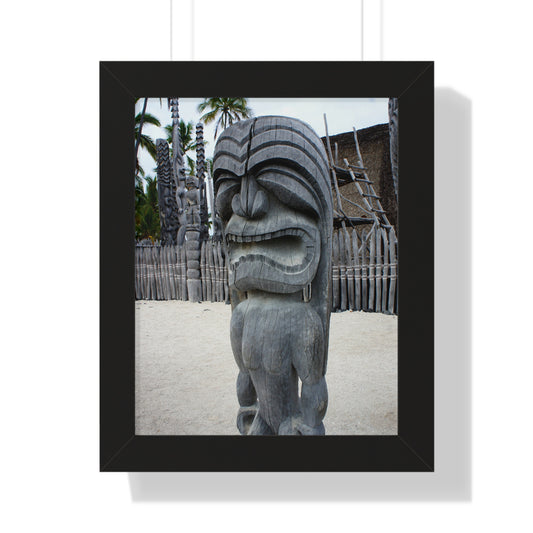 Fierce Guardian - Framed Vertical Poster