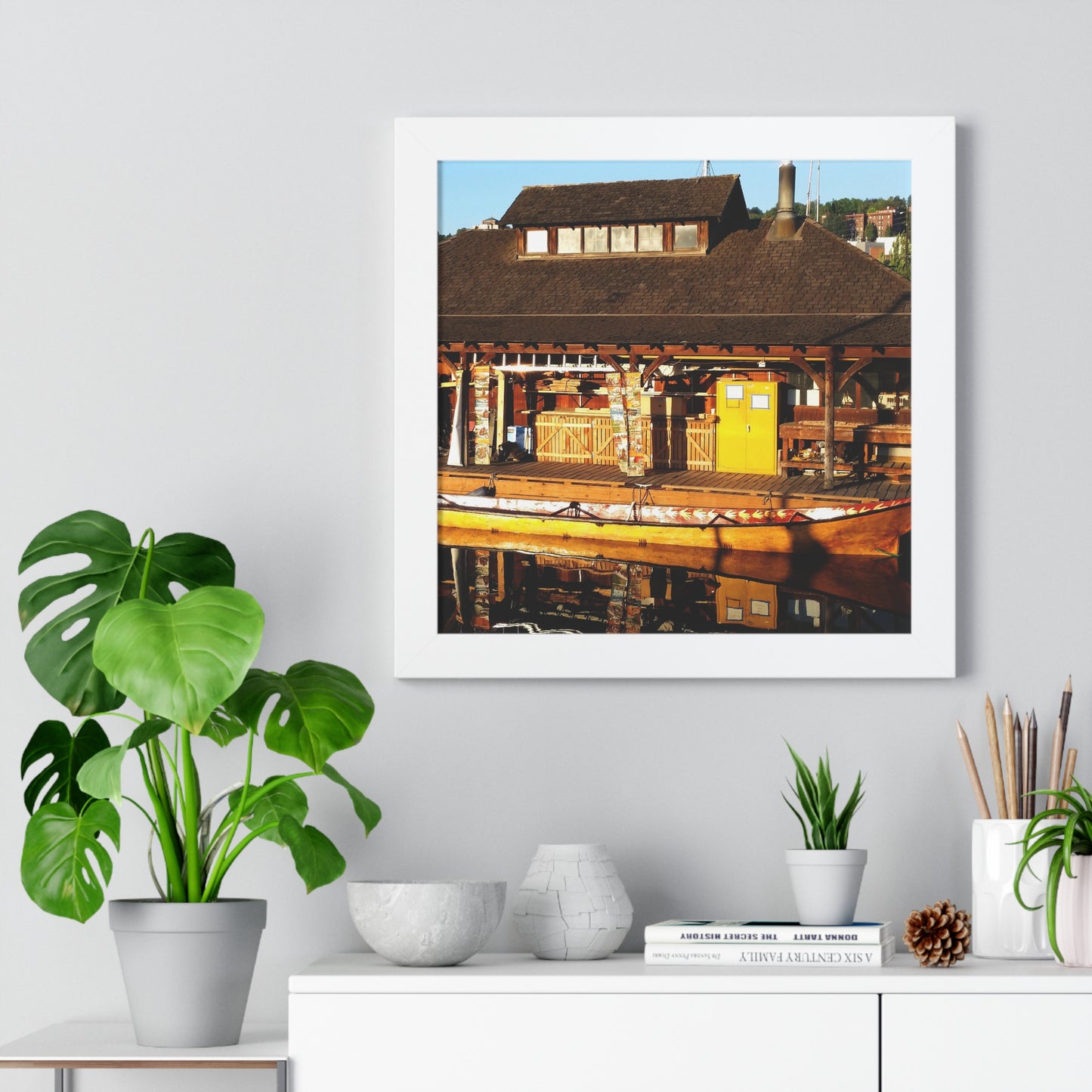 Q'il'bid Awe - Framed Vertical Poster