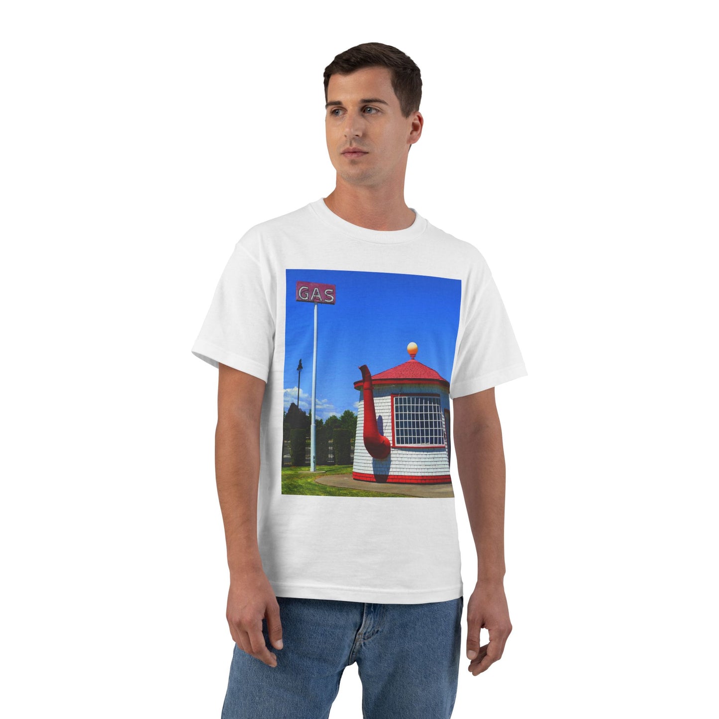 Historic Teapot Dome Service Station - Beefy-T Short-Sleeve T-Shirt