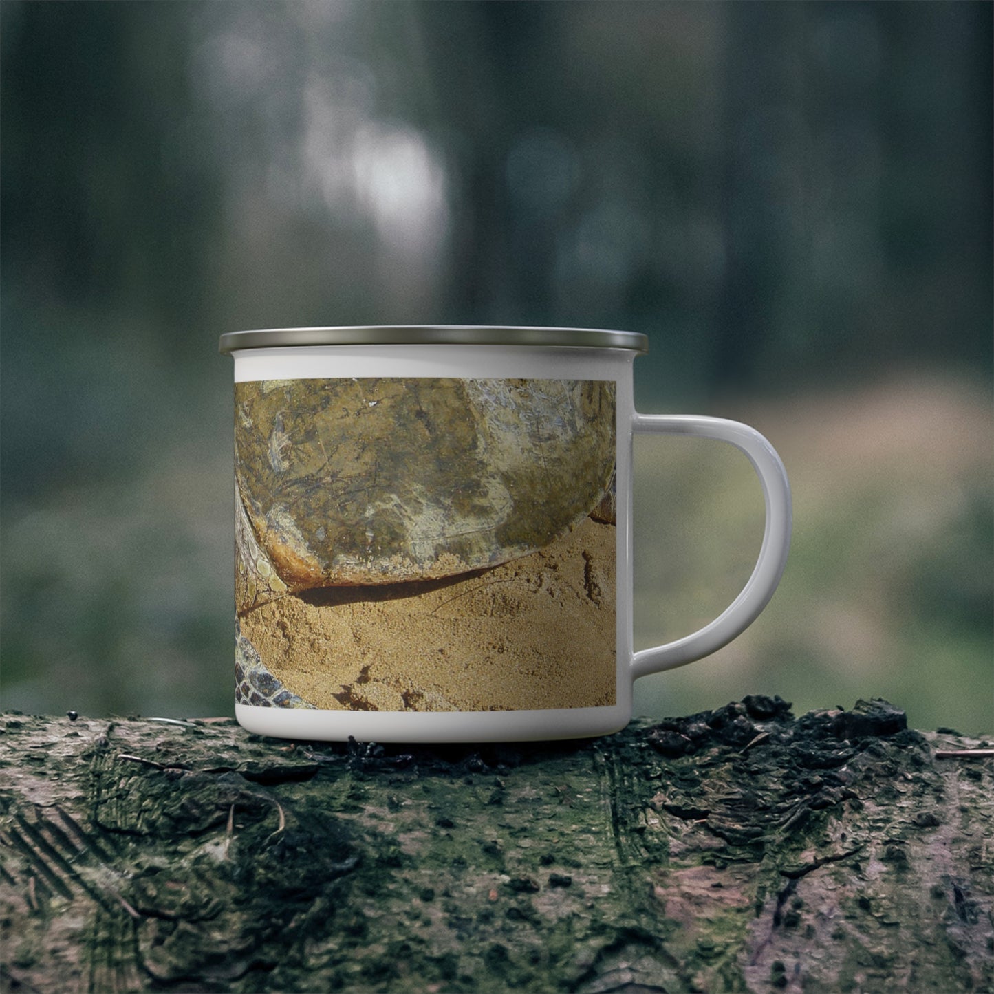 Sandy Turtle - Enamel Camping Mug 12oz