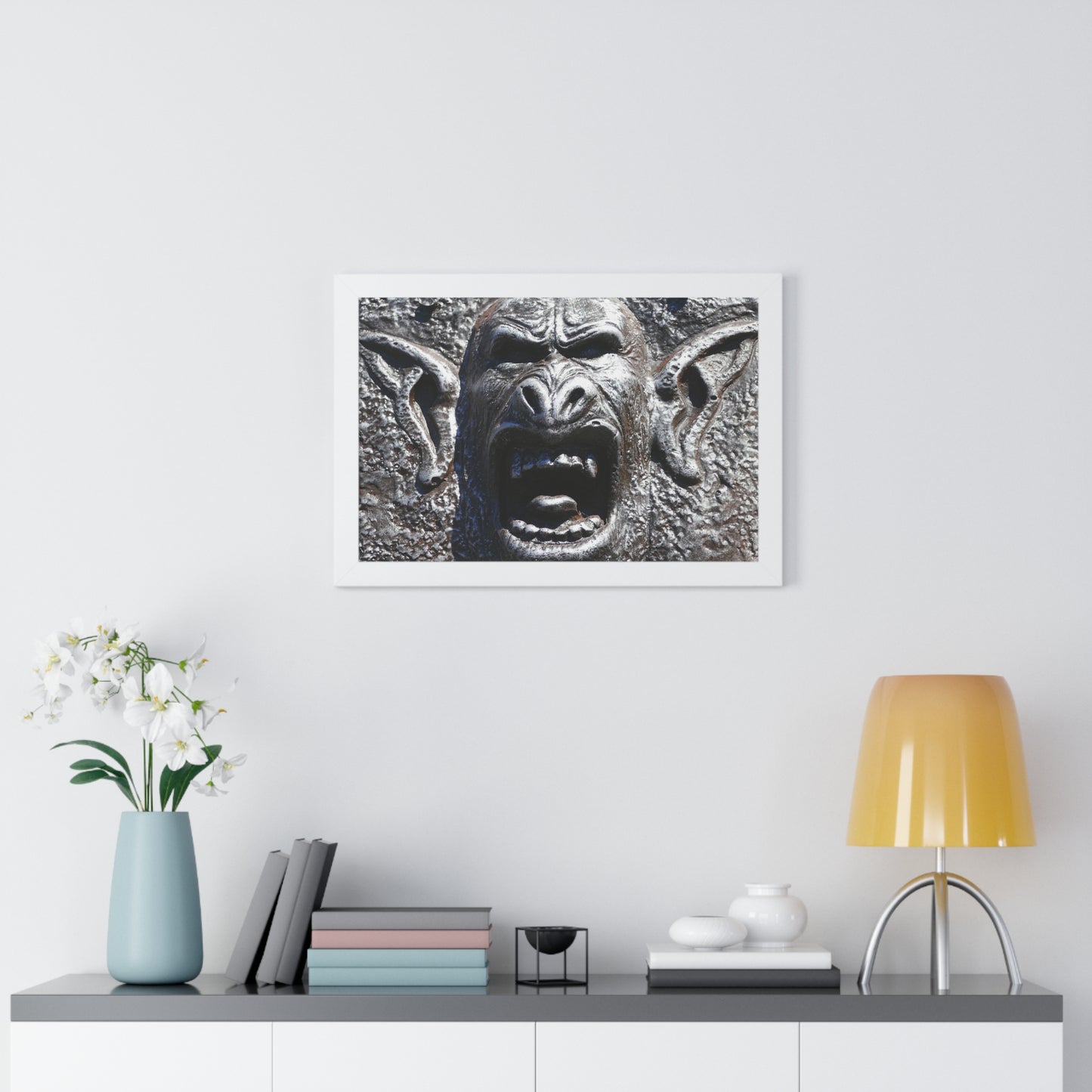 Frenzy Scream - Framed Horizontal Poster