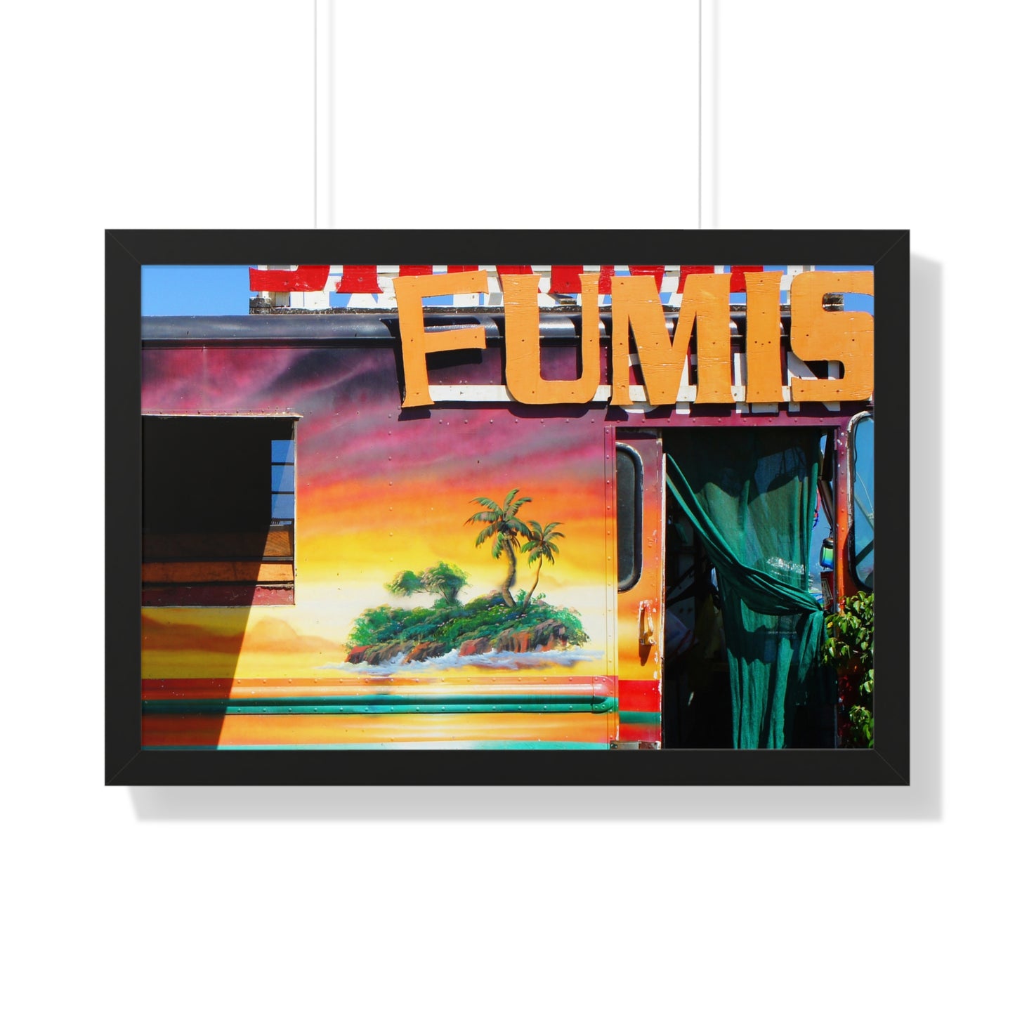 Island Love - Framed Horizontal Poster