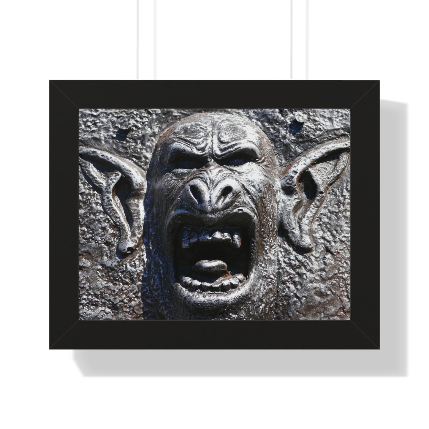 Frenzy Scream - Framed Horizontal Poster