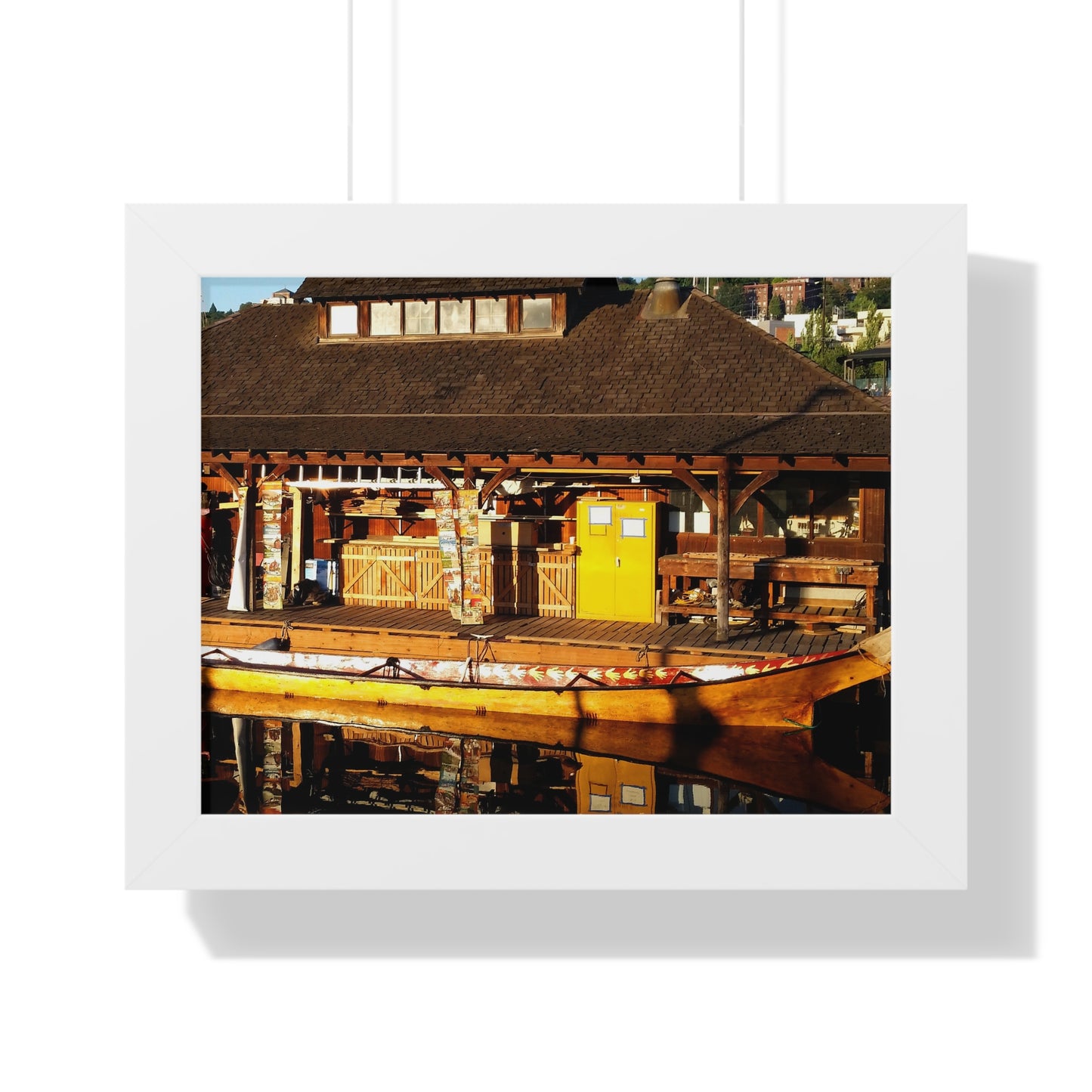 Q'il'bid Awe - Framed Horizontal Poster