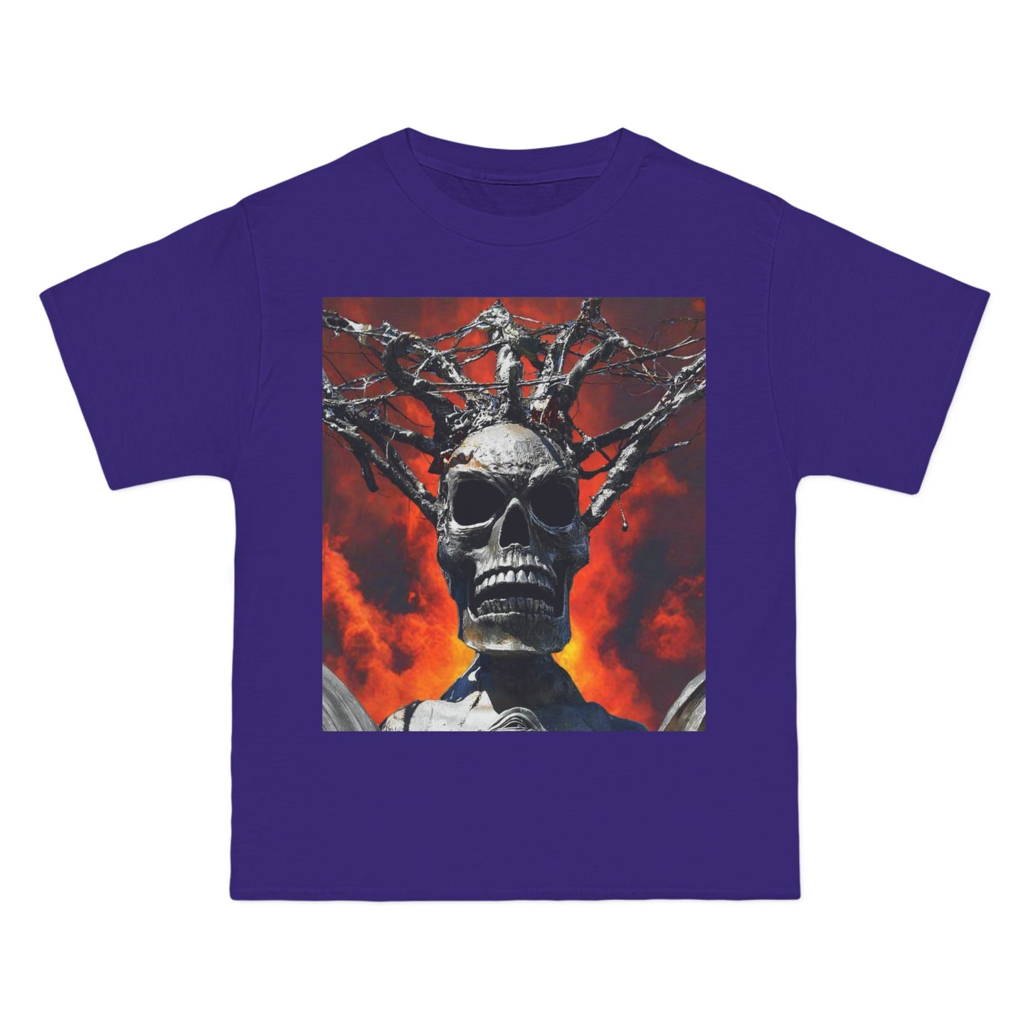 Skull Warrior Inferno Stare - Beefy-T®  Short-Sleeve T-Shirt