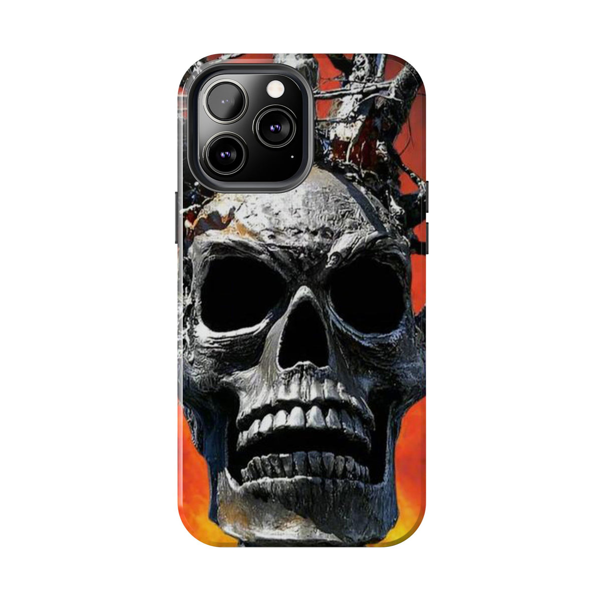 Skull Warrior Inferno Stare (v1) - Tough Phone Cases